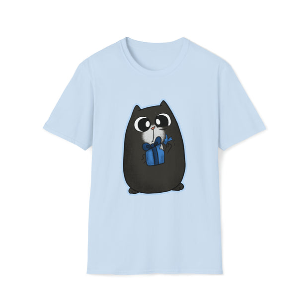 Christmas cat Unisex Softstyle T-Shirt