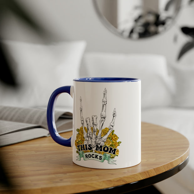 This Mom Rocks Accent Mugs, 11oz