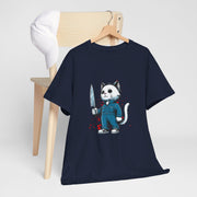 Horror Movie Cats Unisex Heavy Cotton Tee