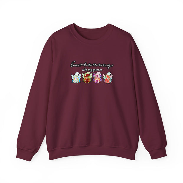 Gardening with my Gnomies Unisex Heavy Blend™ Crewneck Sweatshirt