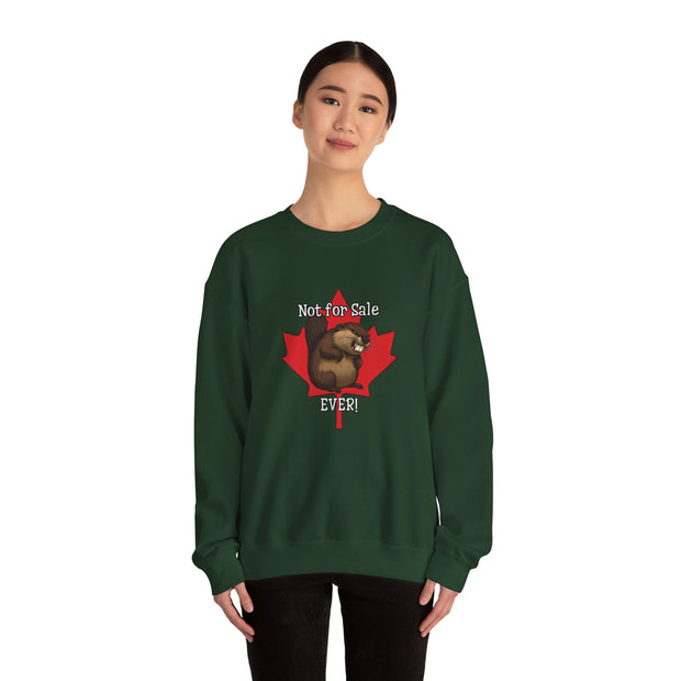 Sweatshirt Angry Beaver Canada Maple Leaf Unisex Heavy Blend Crewneck