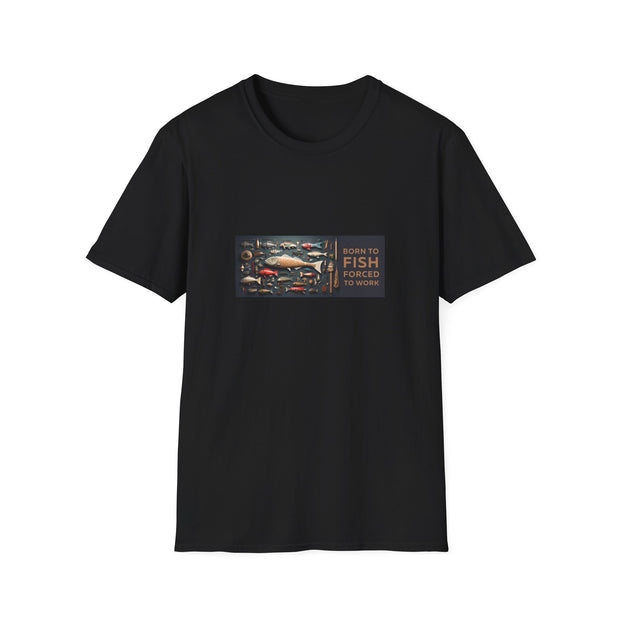 Born to Fish Unisex Softstyle T-Shirt