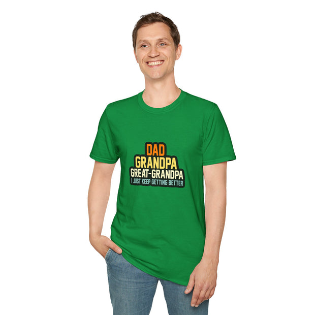 Dad Grandpa Great Grandpa Unisex Softstyle T-Shirt