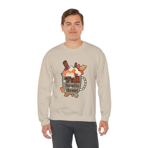 Fall Smells Great Unisex Heavy Blend™ Crewneck Sweatshirt