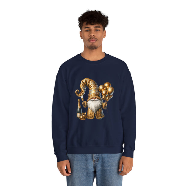 New Year Gnome Unisex Heavy Blend™ Crewneck Sweatshirt