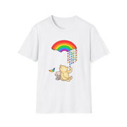 Winnie the Pooh Raining Pride Unisex Softstyle T-Shirt