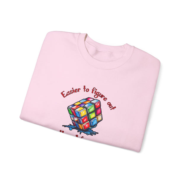 Rubik Cube Unisex Heavy Blend™ Crewneck Sweatshirt