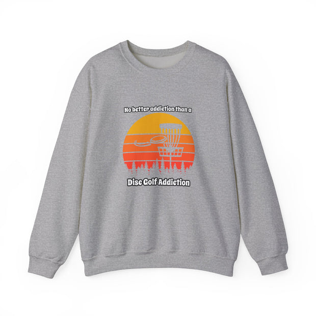 Disc Golf Addiction Unisex Heavy Blend™ Crewneck Sweatshirt