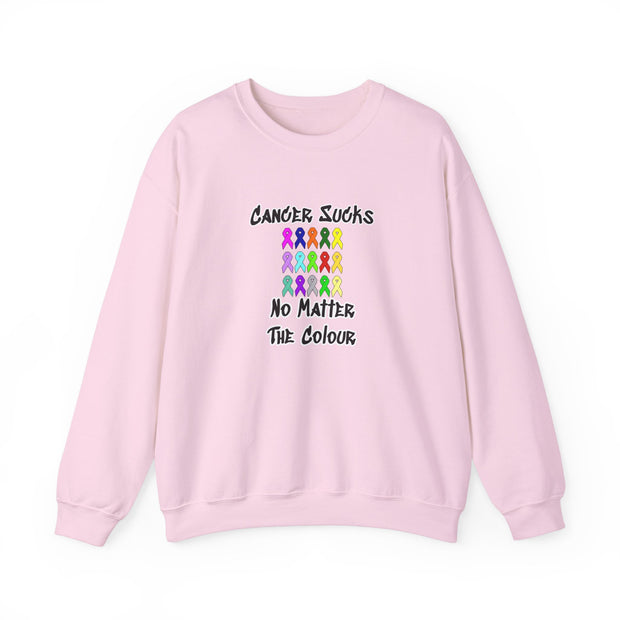 Cancer Sucks Unisex Heavy Blend™ Crewneck Sweatshirt