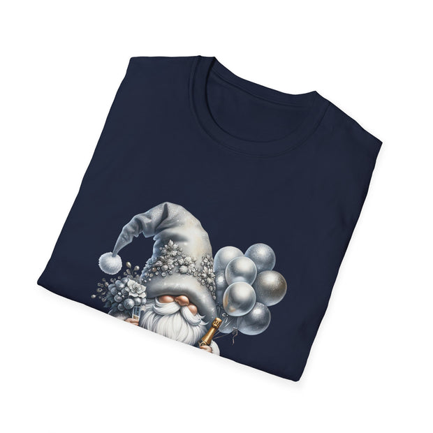 New Year Gnome Unisex Softstyle T-Shirt