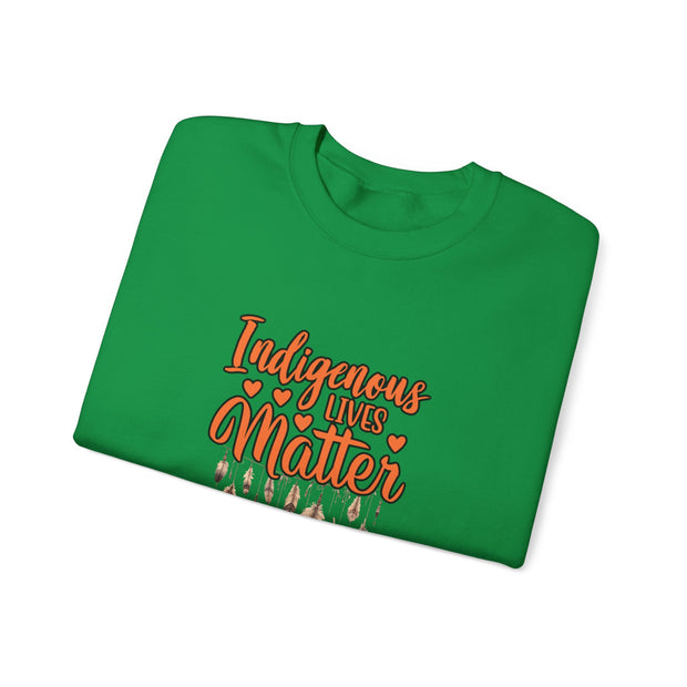 Indigenous Lives Matter Unisex Heavy Blend™ Crewneck Sweatshirt