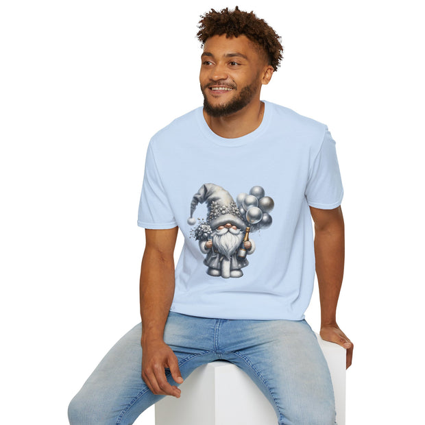 New Year Gnome Unisex Softstyle T-Shirt