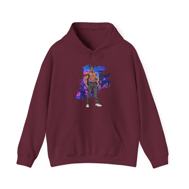 Anime Male Demon Unisex Heavy Blend™ Hooded Sweatshirt