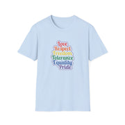Love Respect Freedom Unisex Softstyle T-Shirt
