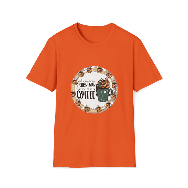 Christmas Coffee Unisex Softstyle T-Shirt