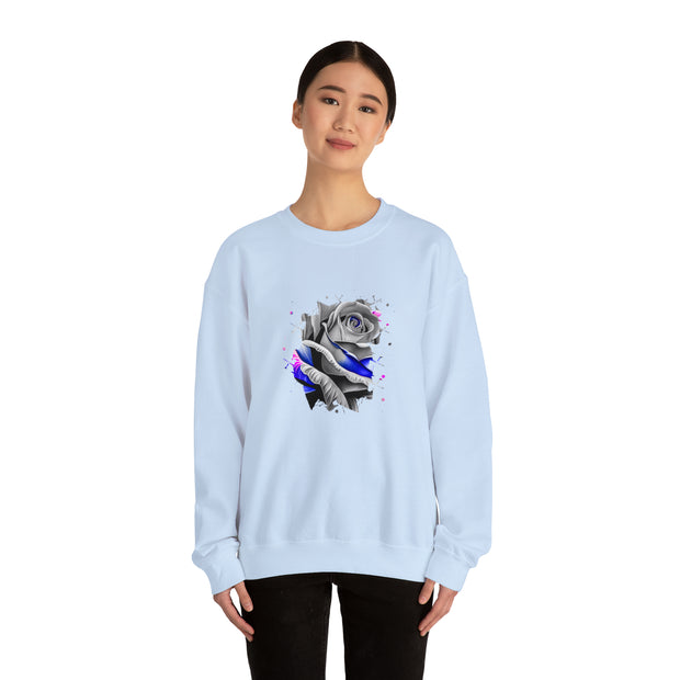Rose Unisex Heavy Blend™ Crewneck Sweatshirt