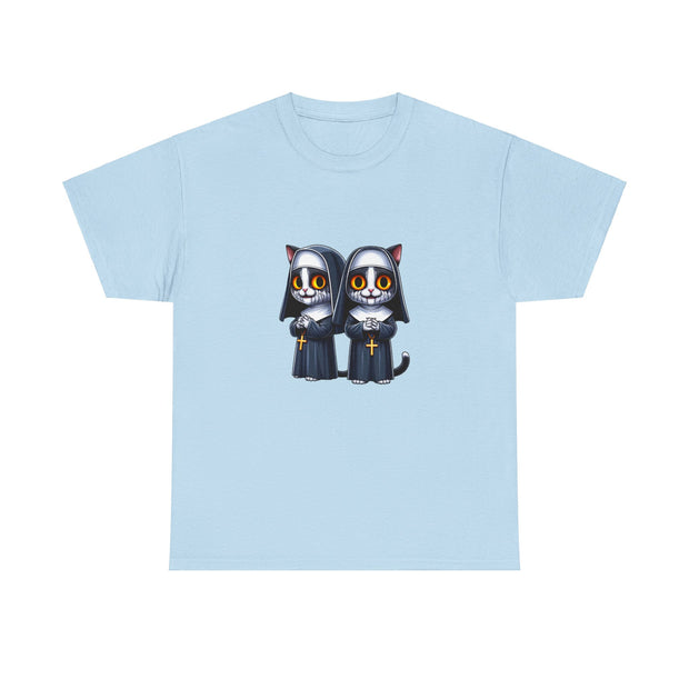 Horror Movie Cats Unisex Heavy Cotton Tee
