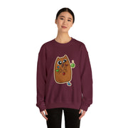 Christmas cat Unisex Heavy Blend™ Crewneck Sweatshirt