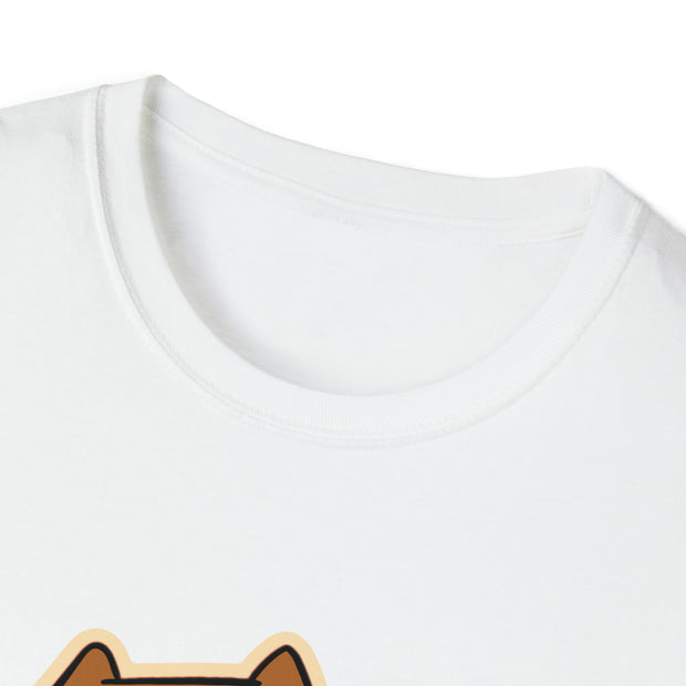 Christmas cat Unisex Softstyle T-Shirt