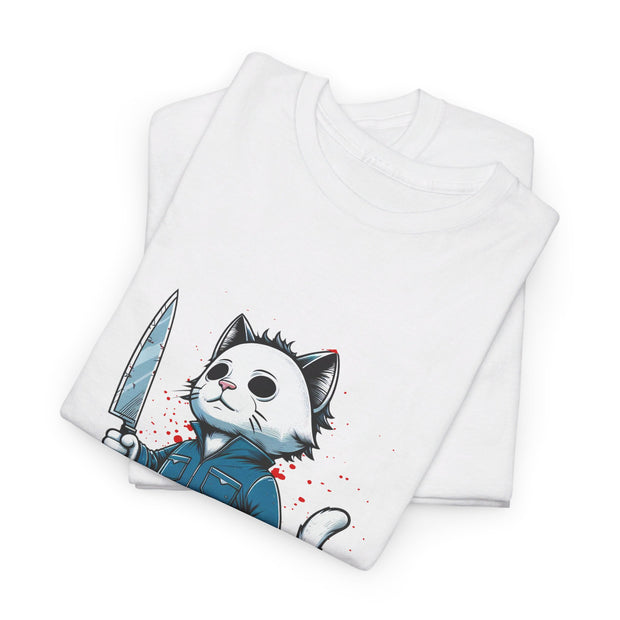 Horror Movie Cats Unisex Heavy Cotton Tee