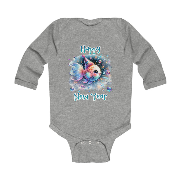 New Year Infant Long Sleeve Bodysuit
