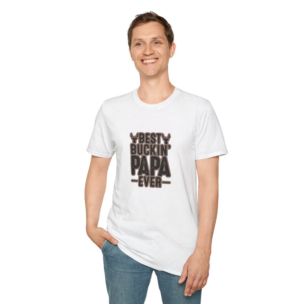 Best Papa Unisex Softstyle T-Shirt