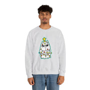 Christmas cat Unisex Heavy Blend™ Crewneck Sweatshirt