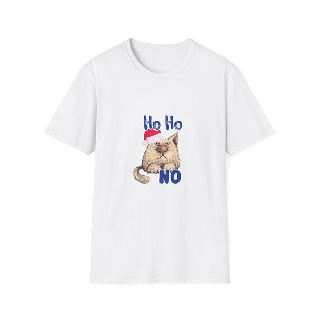 Christmas cat Unisex Softstyle T-Shirt