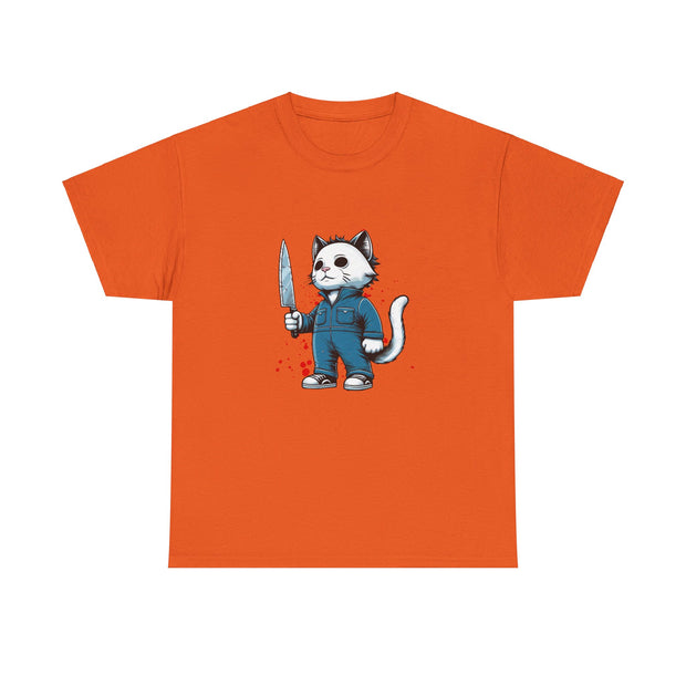 Horror Movie Cats Unisex Heavy Cotton Tee