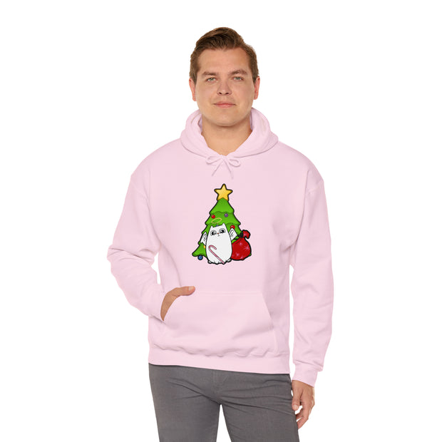 Christmas cat Unisex Heavy Blend™ Hooded Sweatshirt