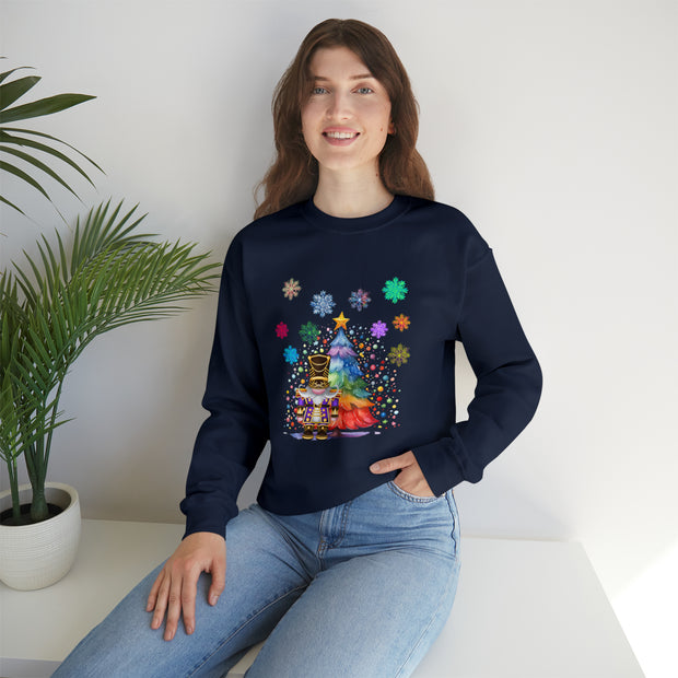Gnome Nutcracker Unisex Heavy Blend™ Crewneck Sweatshirt