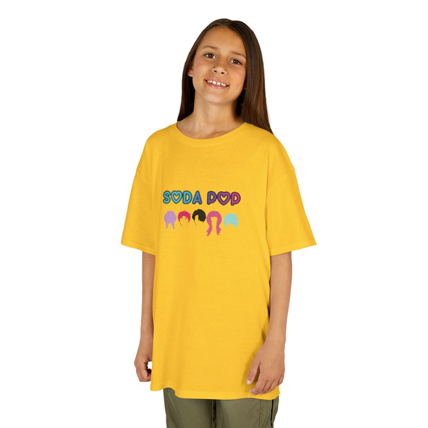 Cute Kids Soda Pop Cotton Tee , Kids Birthday Gift, Summer T-Shirt, Playful Graphic Tee, Party Outfit