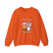 Unicorn Boba Unisex Heavy Blend™ Crewneck Sweatshirt