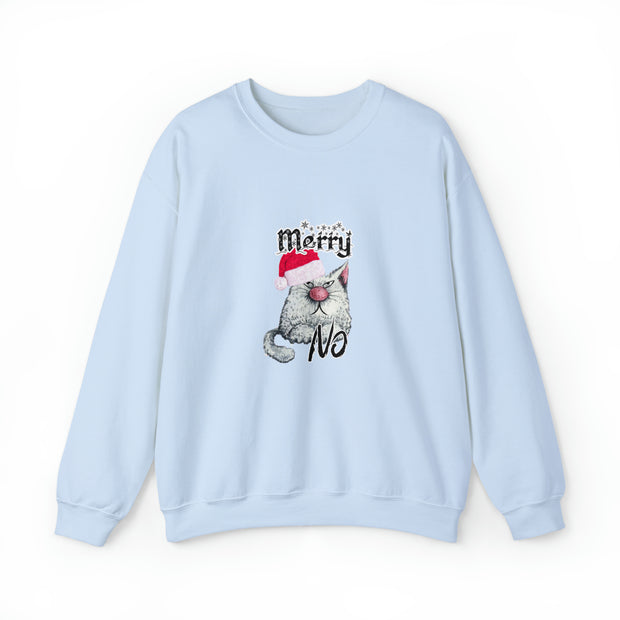 Christmas cat Unisex Heavy Blend™ Crewneck Sweatshirt
