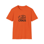 I Run on Coffee and Chaos Unisex Softstyle T-Shirt