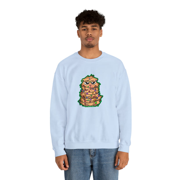 Christmas cat Unisex Heavy Blend™ Crewneck Sweatshirt