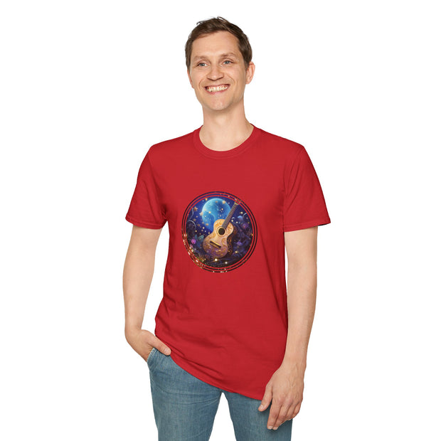 Moonlight Guitar Unisex Softstyle T-Shirt