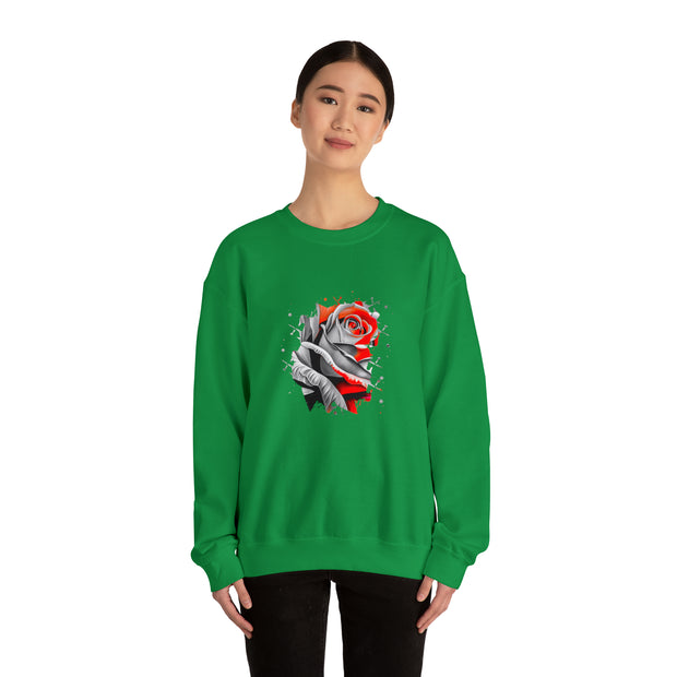 Rose Unisex Heavy Blend™ Crewneck Sweatshirt