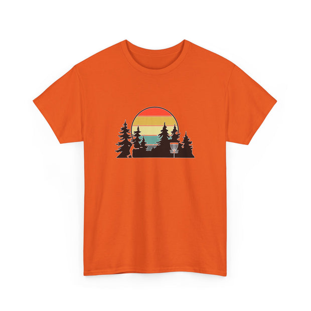 Retro Disc Golf Unisex Heavy Cotton Tee