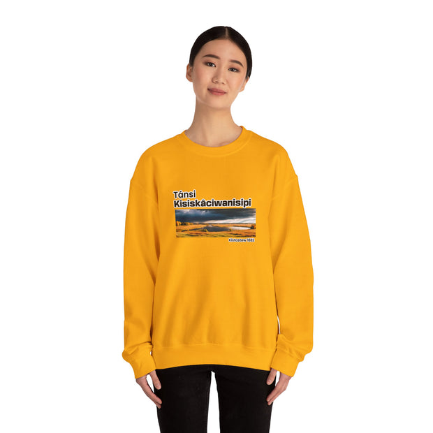 Tánsi Cree Saskatchewan Unisex Heavy Blend™ Crewneck Sweatshirt