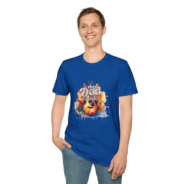 This Dad Rocks Unisex Softstyle T-Shirt
