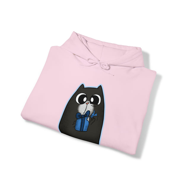 Christmas cat Unisex Heavy Blend™ Hooded Sweatshirt