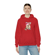 Christmas cat Unisex Heavy Blend™ Hooded Sweatshirt