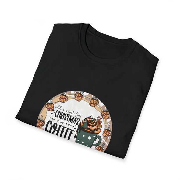 Christmas Coffee Unisex Softstyle T-Shirt