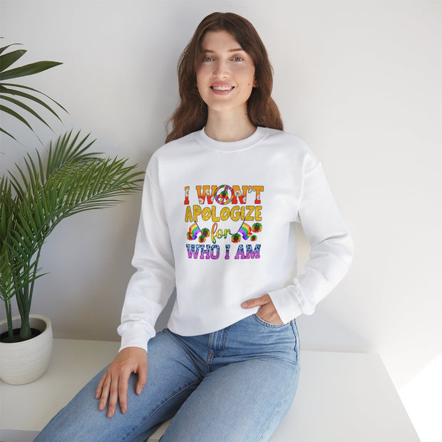 I Won’t Apologize Unisex Heavy Blend™ Crewneck Sweatshirt