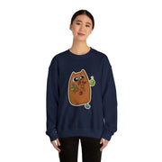 Christmas cat Unisex Heavy Blend™ Crewneck Sweatshirt