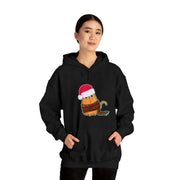 Christmas cat Unisex Heavy Blend™ Hooded Sweatshirt