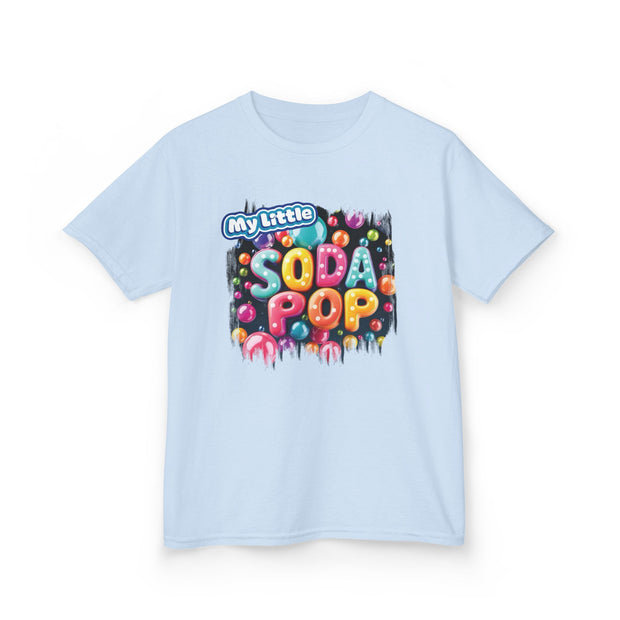 Kids Soda Pop Tee, Fun T-Shirt, Cute Apparel for Kids, Gift for Birthdays, Playdate Outfit, Colorful Kidswear