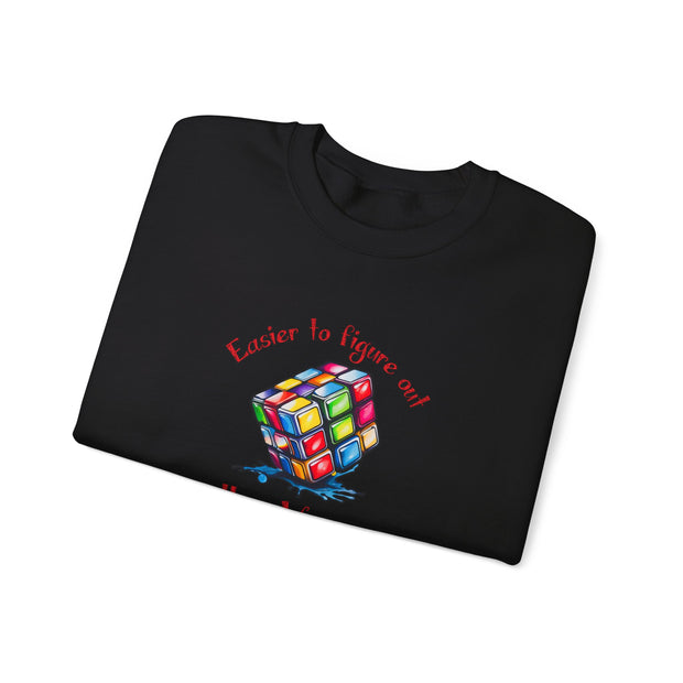 Rubik Cube Unisex Heavy Blend™ Crewneck Sweatshirt
