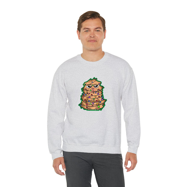 Christmas cat Unisex Heavy Blend™ Crewneck Sweatshirt